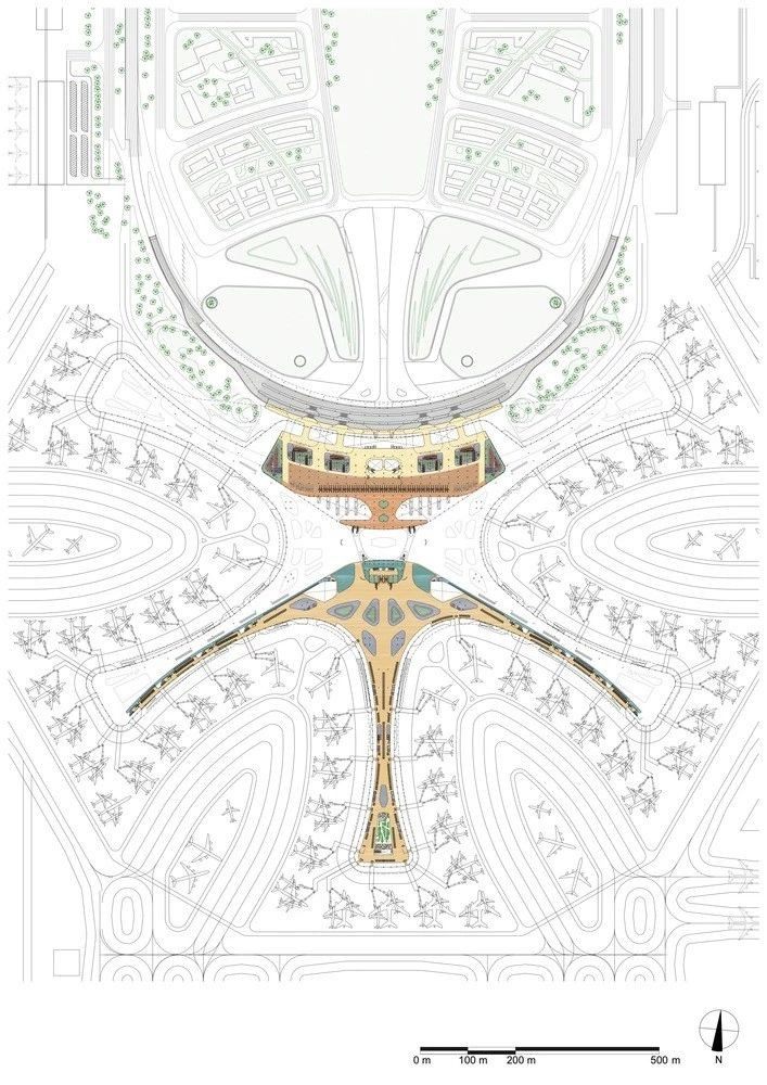 超魔幻的北京大兴国际机场 | 实景图 平面图 | 45p