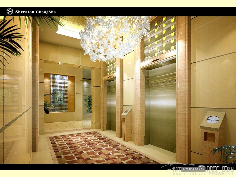长沙运达喜来登设计概念+现场照片_酒店电梯厅效果.jpg