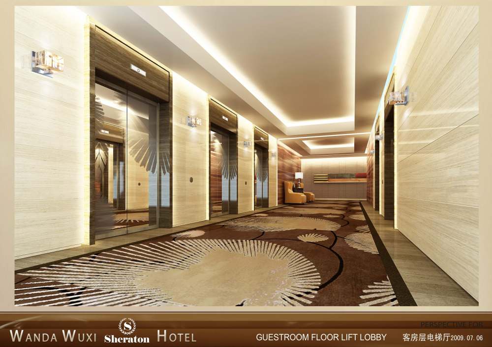 无锡万达喜来登酒店(Sheraton Wuxi Binhu Hotel )(LEO)_22 guestroom floor lift 客房层电梯厅.jpg