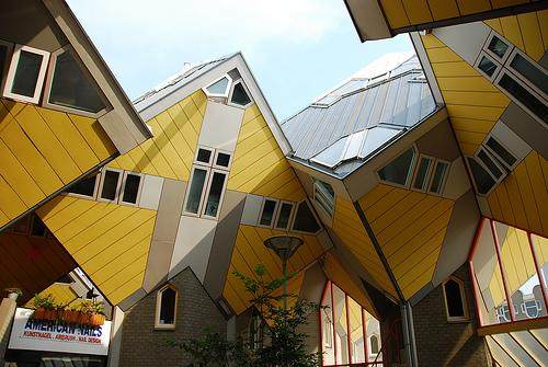 78个奇怪的建筑物环游世界_Cubic房屋鹿特丹荷兰