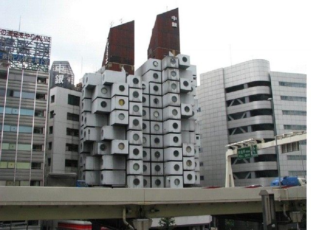 Nakagin舱体大楼，东京，日本