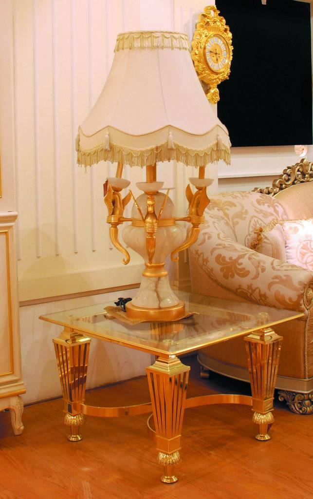 一组华丽的欧式家具_0AA0432-03 YS-370C小方几（玻璃）铜管75x75x55.jpg