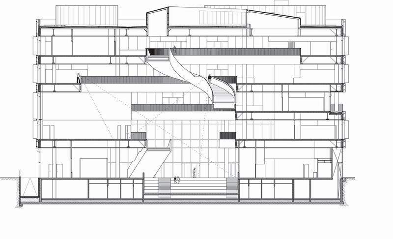 奥雷斯塔德预科学院图书中心_室内公共空间17剖面图.jpg