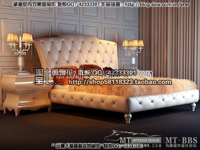 建E首发版《床》_诗维馆新古典床具 [ 模型ID42090 ].jpg