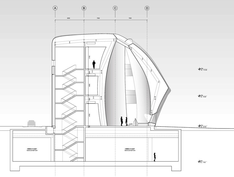 MAD建筑事务所: 中国木雕博物馆_剖面图03.jpg