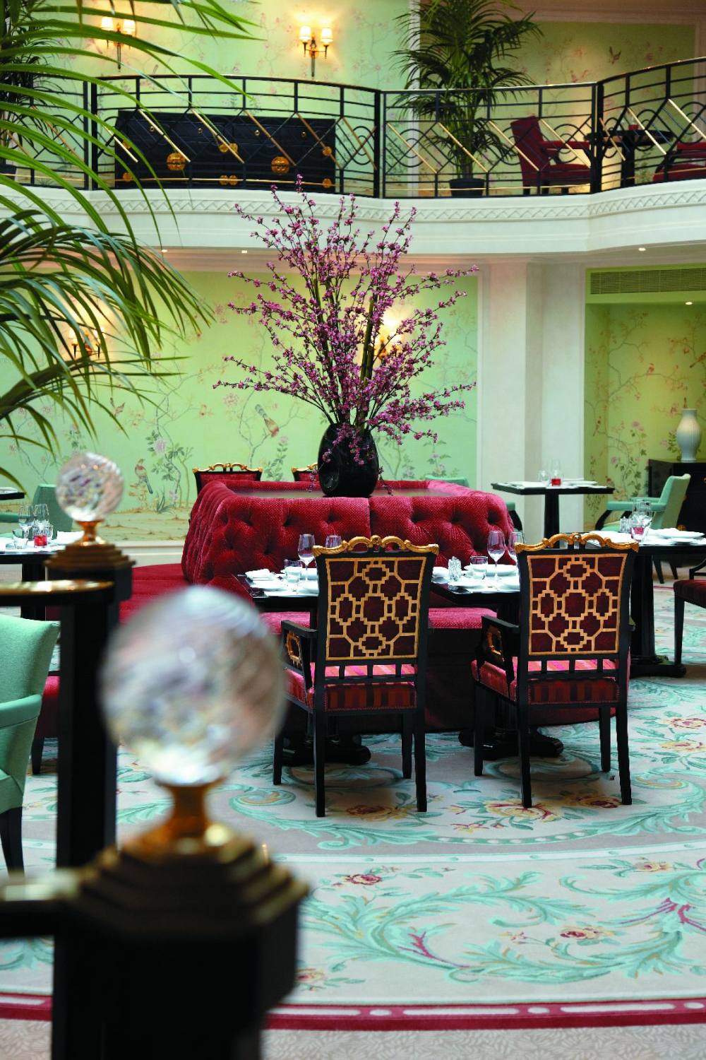 香格里拉大酒店巴黎Shangri-La Hotel Paris_Detail Restaurant Lounge La Bauhinia
