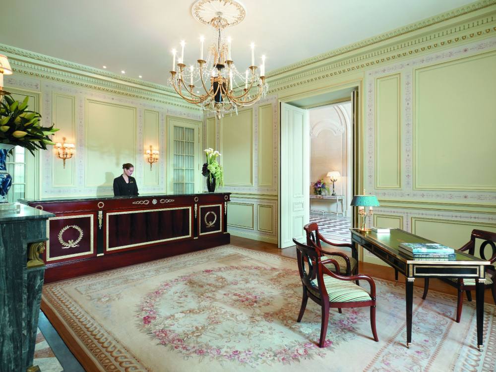 香格里拉大酒店巴黎Shangri-La Hotel Paris_Reception