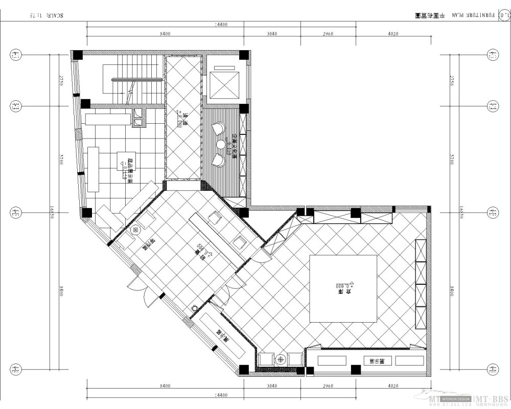 一套办公室平面方案---请拍砖_室内设计-1F.jpg