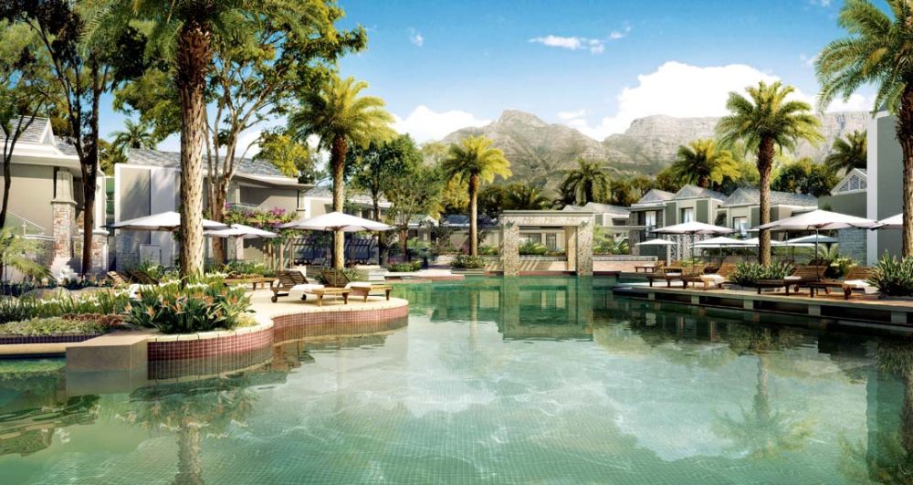 One&Only Cape town 开普敦唯一假日酒店_OOCT - Island Pool with mountains.jpg