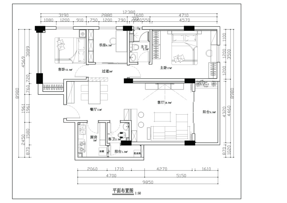 平面布置