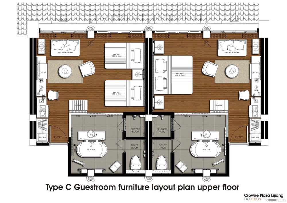 P49--云南丽江皇冠假日酒店样板A户型方案设计20071120_Type B Guestroom 21-11-2007_页面_03.jpg