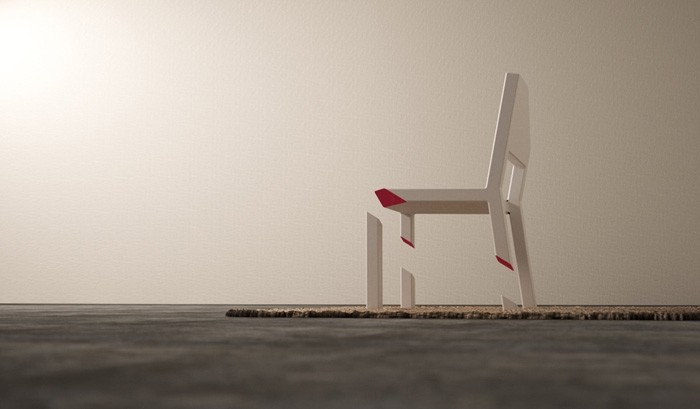 被切的椅子 Cut Chair / Peter Bristol_1.jpg