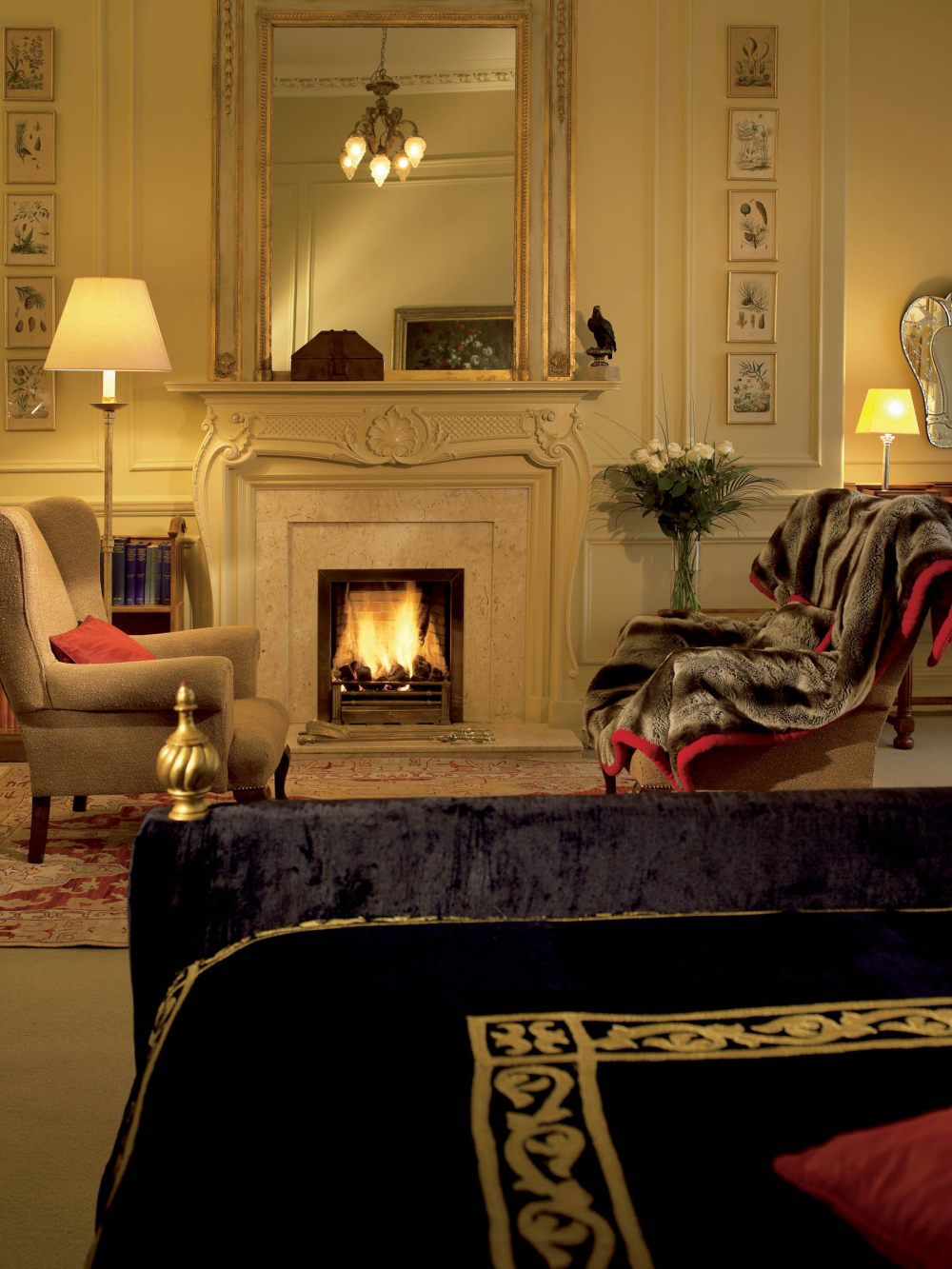 巴尔莫勒尔堡酒店-爱丁堡(The Balmoral hotel , Edinburgh)_20070725_The Stone & Crombie Suite Fireplace.jpg