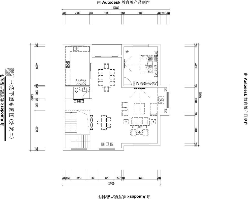 平面方案希望大家多多指导_三层方案二.jpg