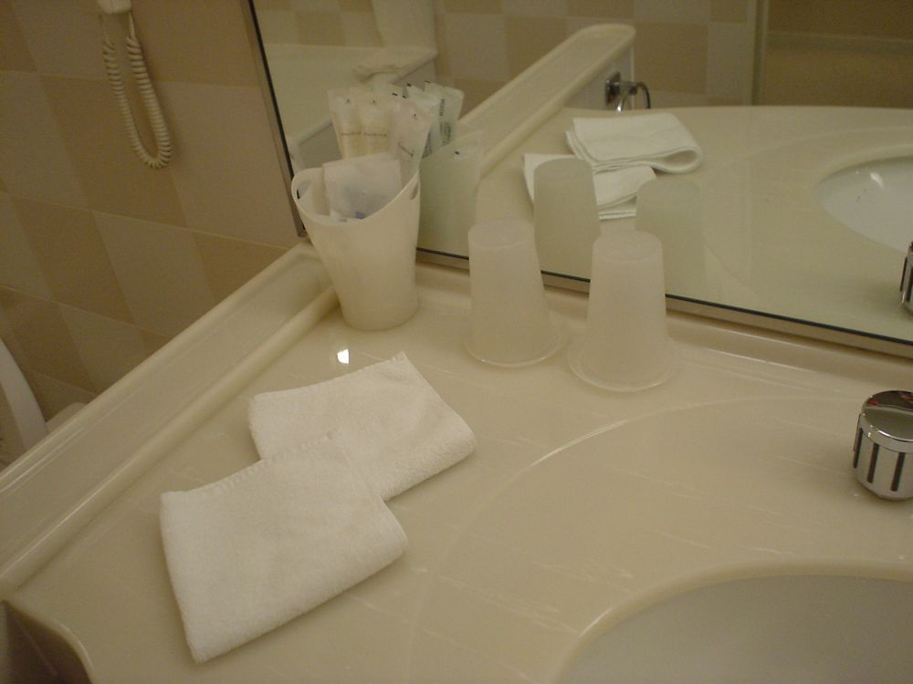 日本TOKYO DOME HOTEL_日本的酒店客房洗手间，很多都是一体式的，因为空间很小，但是布置非常合理 ...