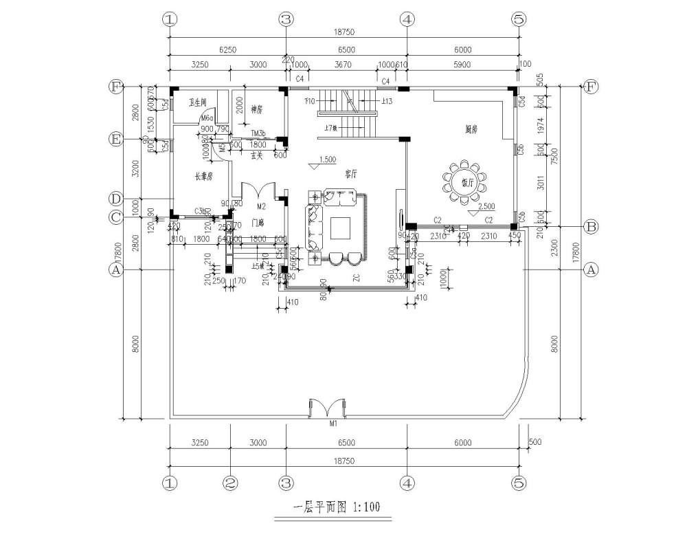 广东佛山顺德别墅方案与完成照片_一层平面图.jpg