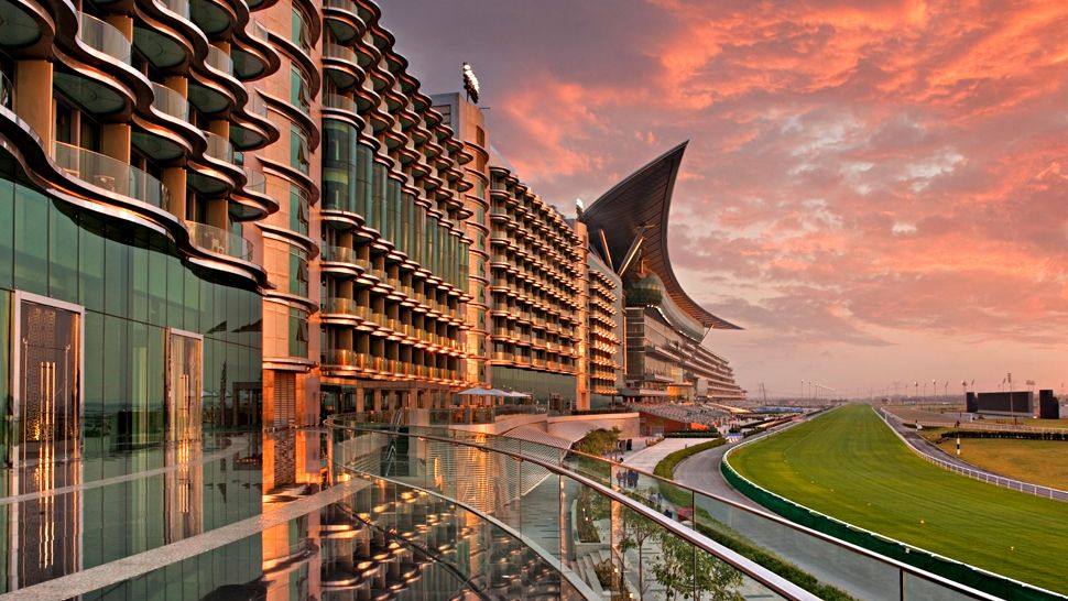 The Meydan Hotel/迪拜,阿拉伯联合酋长国_006403-01-exterior-sunset.jpg