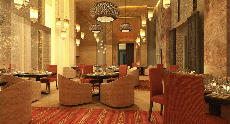 巴格里奥尼酒店/马拉喀什_8987_Baglioni_Marrakech_lobby_restaurant3.jpg