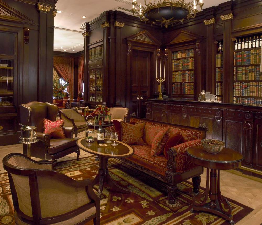 伦敦圣瑞吉斯   The Lanesborough, a St. Regis Hotel(官方免费大图）_The Lanesborough, a St. Regis Hotel—Library Bar.jpg