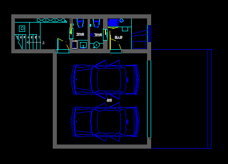 二期A型别墅平面图_B1F平面布置图.png