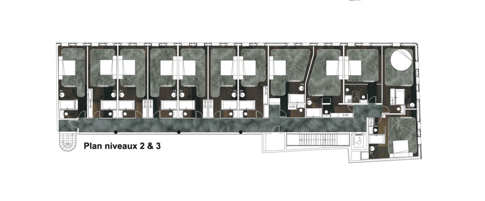 法国波尔多港Seeko’o 酒店Atelier King Kong_325025379_level-2-3-plan.jpg