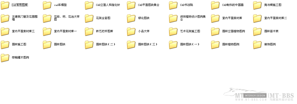 个人收藏整理史上最全的CAD图库。DWG格式_目录.png