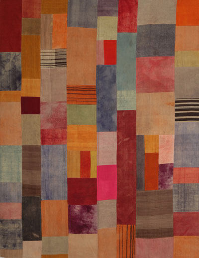 Mansour Modern-英国皇家御用现代地毯_VINTAGE PATCHWORK FLATWEAVES_L16490.jpg