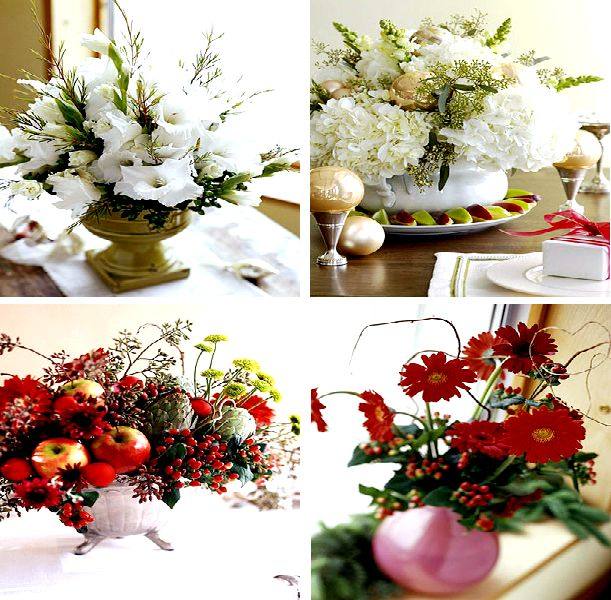 诞餐桌设计装饰_white-and-red-Christmas-Centerpiece.jpg