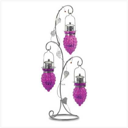 glassware candle holders 烛台摆件_iron tealight candle holders_grapes iron candleholers.jpg