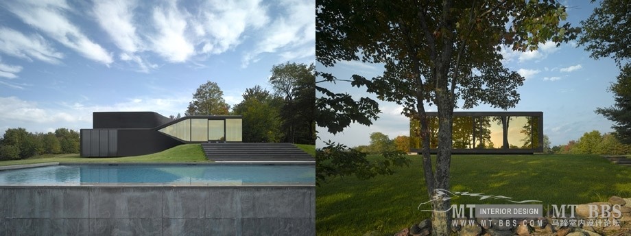 UNStudio (United Network Studio )_VilLA NM, Upstate New York  纽约州私人别墅VilLA NM（美国，2007）