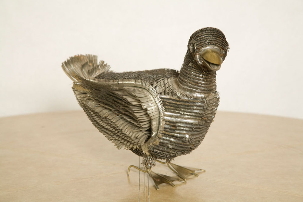 国外网站精品-陈设单品_Group of Three Hand Sculpted Metal Birds after Sergio Bustamante-1.jpg