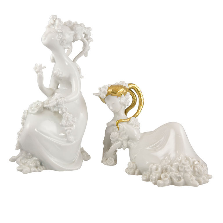 国外网站精品-陈设单品_Pair of Porcelain Rosenthal Figures by Bjorn Wiinblad.jpg