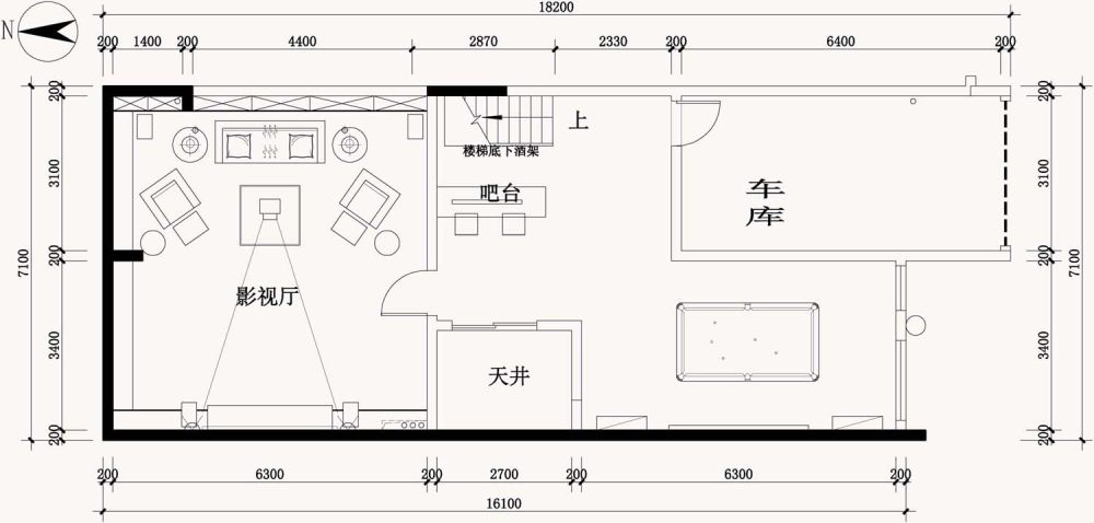 新做的联排别墅方案，真诚请各位老师同仁指点。_联排别墅地下室.jpg