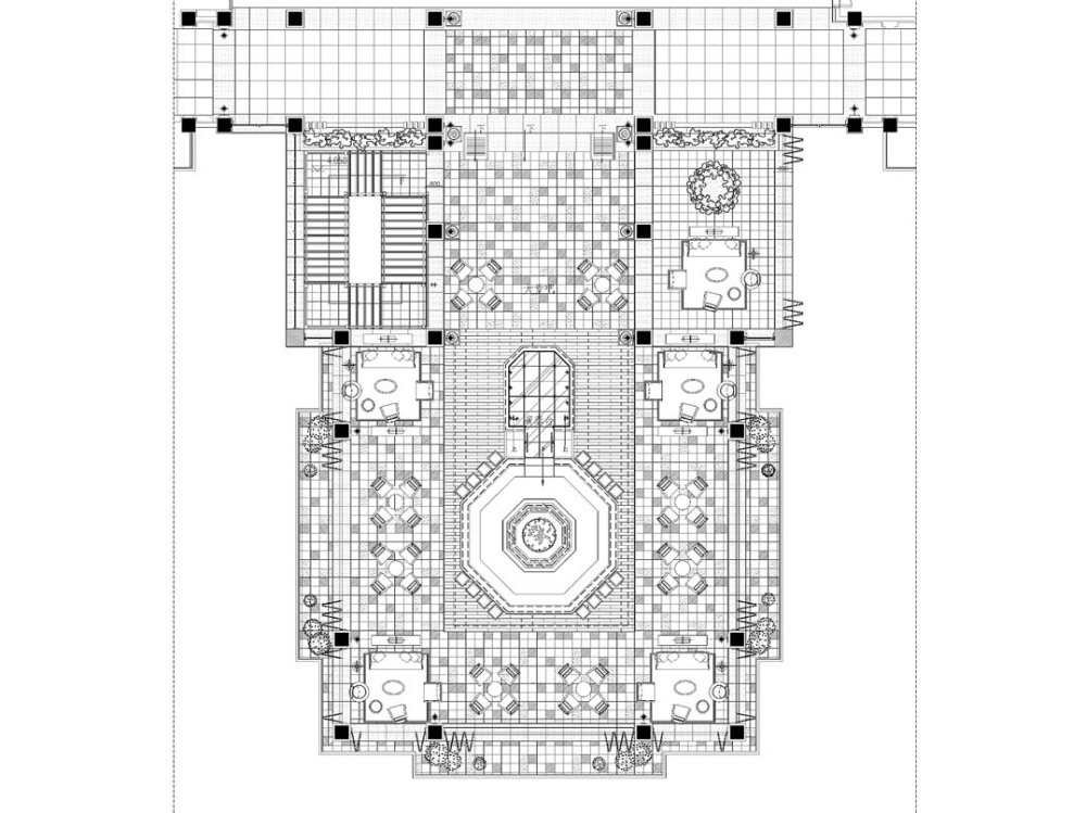 酒店(sheraton huizhou beach resort )_惠州金海湾喜来登大堂吧平面