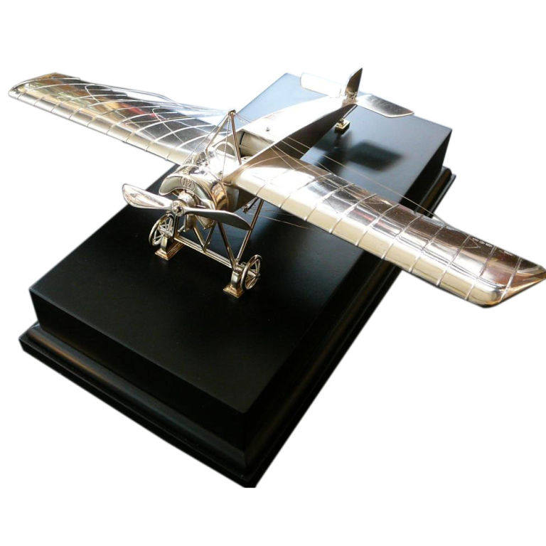 （国外精品陈设单品）男人心中的“最美”_Sterling silver Morane-Saulnier type H monoplane..jpg