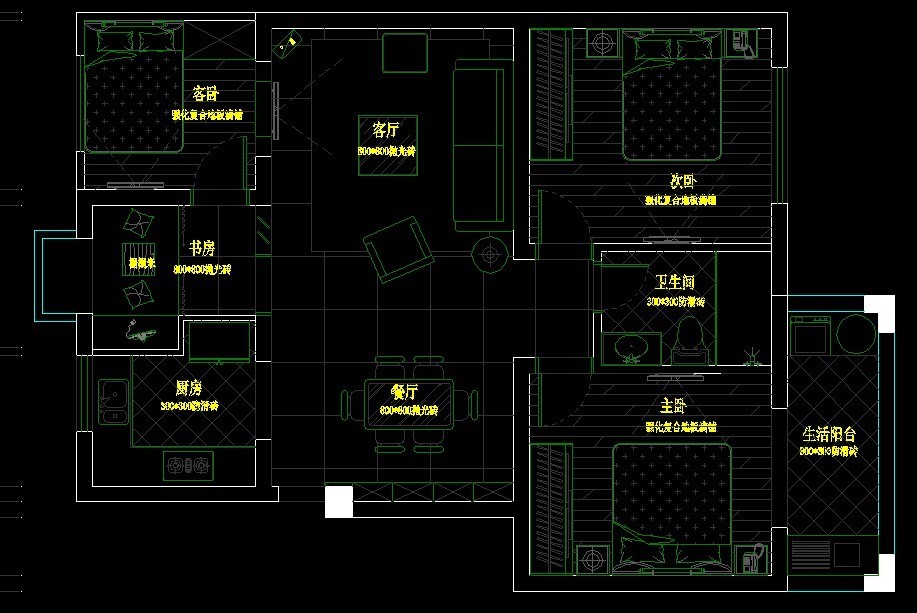 110平  能不能做三个卧室呢？_2.jpg