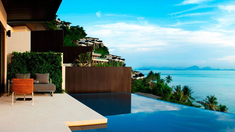 Wilson Associates-泰国苏梅岛康拉德度假村 conrad koh samui_008605-08-room-balcony-pool-sea-view.jpg