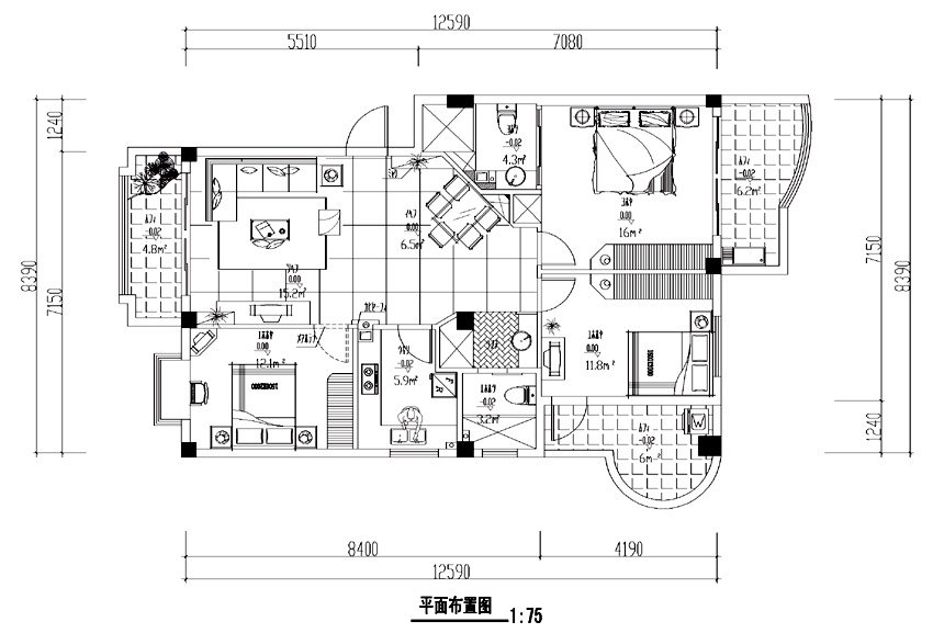 祝贺MT改版成功，献上平面图收集之1 压缩包上传完毕_平面方案a (80).jpg