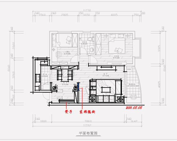 又有一个方案，93个平方，望指点！_33副本.jpg