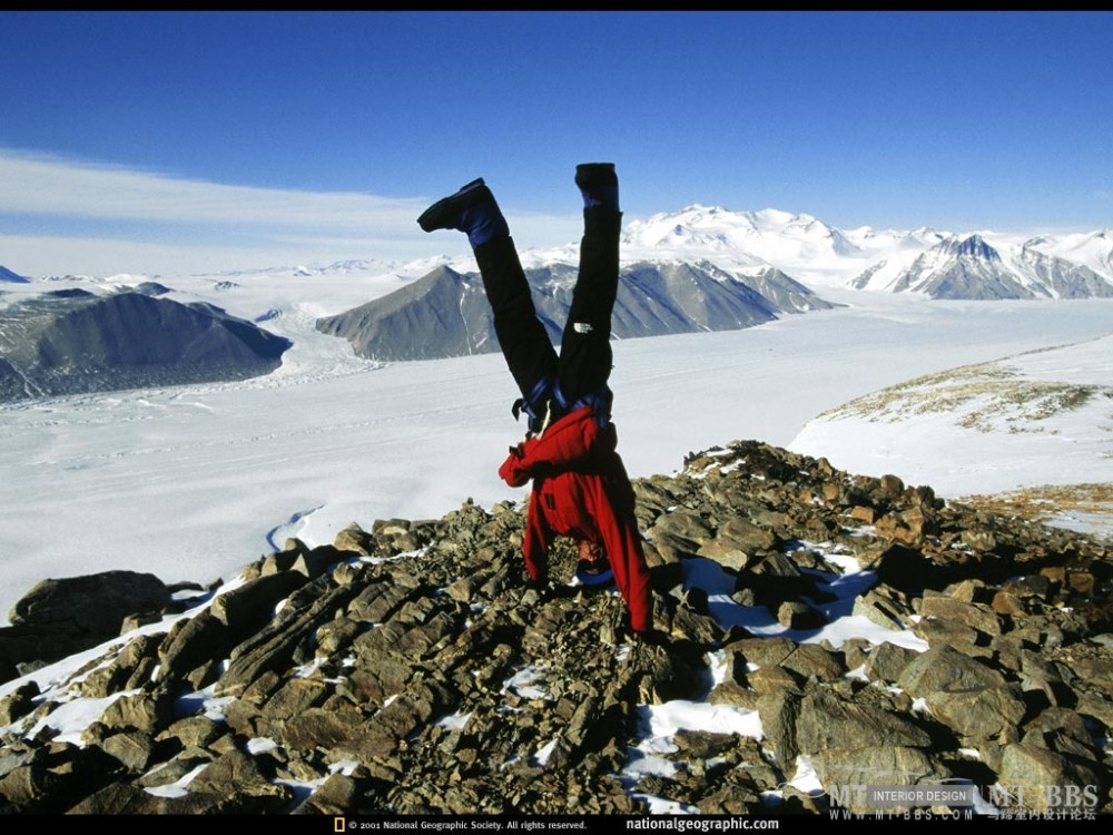 美国国家地理杂志照片精选_倒立的科学家，南极洲.jpg