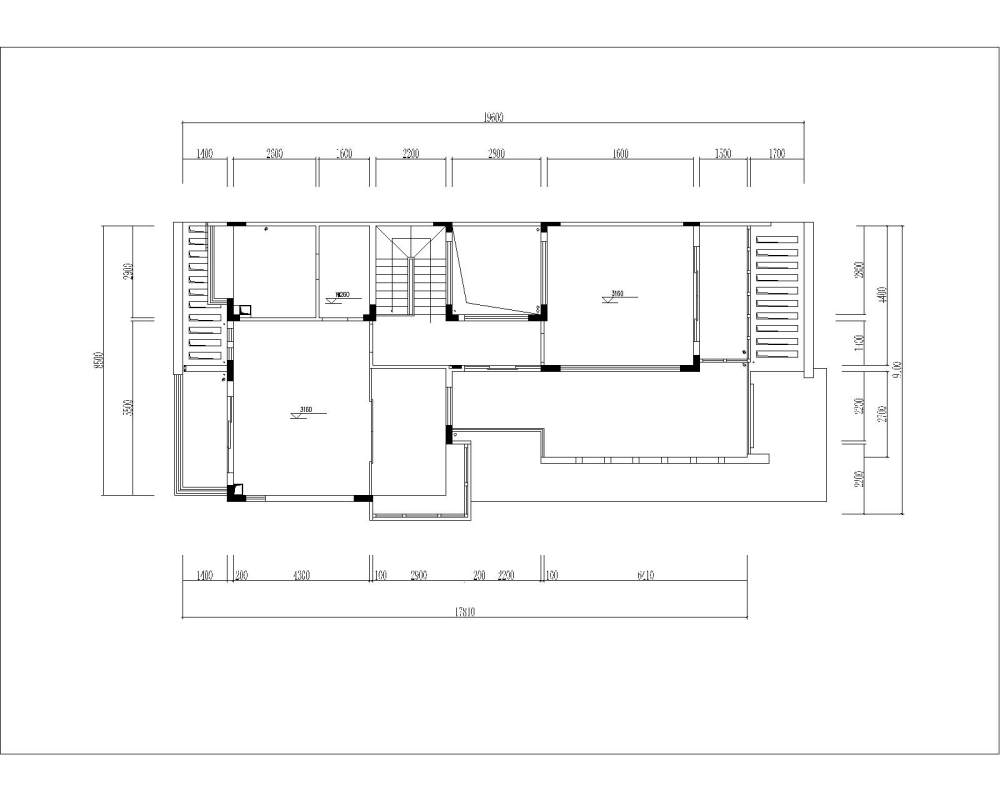 联排户型-三楼原建筑平面.jpg