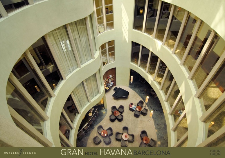 西班牙哈瓦那丝绸大酒店(Silken Gran Havana Hotel)_26 Hall Gran Hotel Havana desde arriba(1).jpg