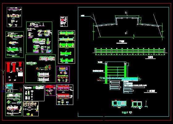 个人收集--施工图节点大全 最后更新各种图块图库 完全版_围墙栏杆CAD合集.jpg