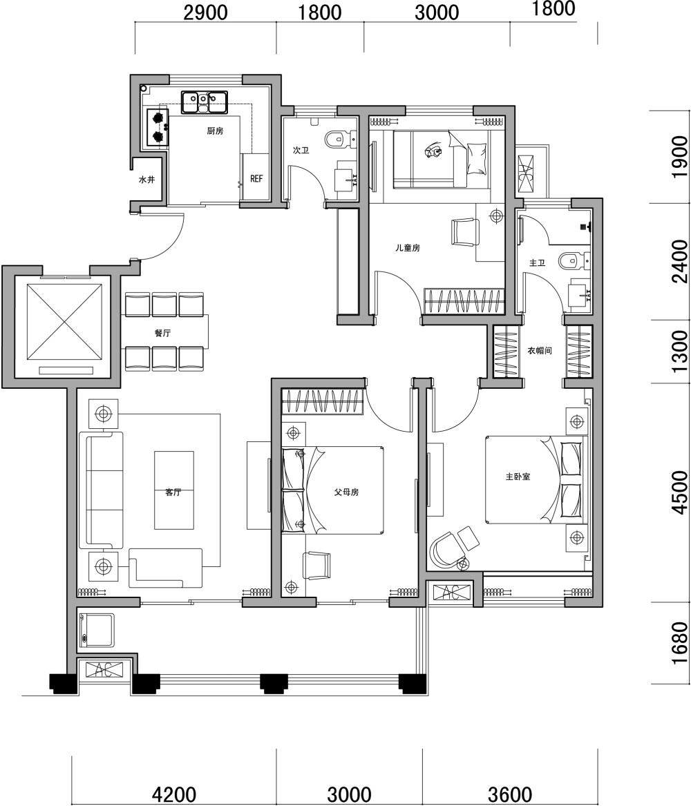 请各位大侠强烈拍砖！砖头越大越好！_PLAN Model (1).jpg