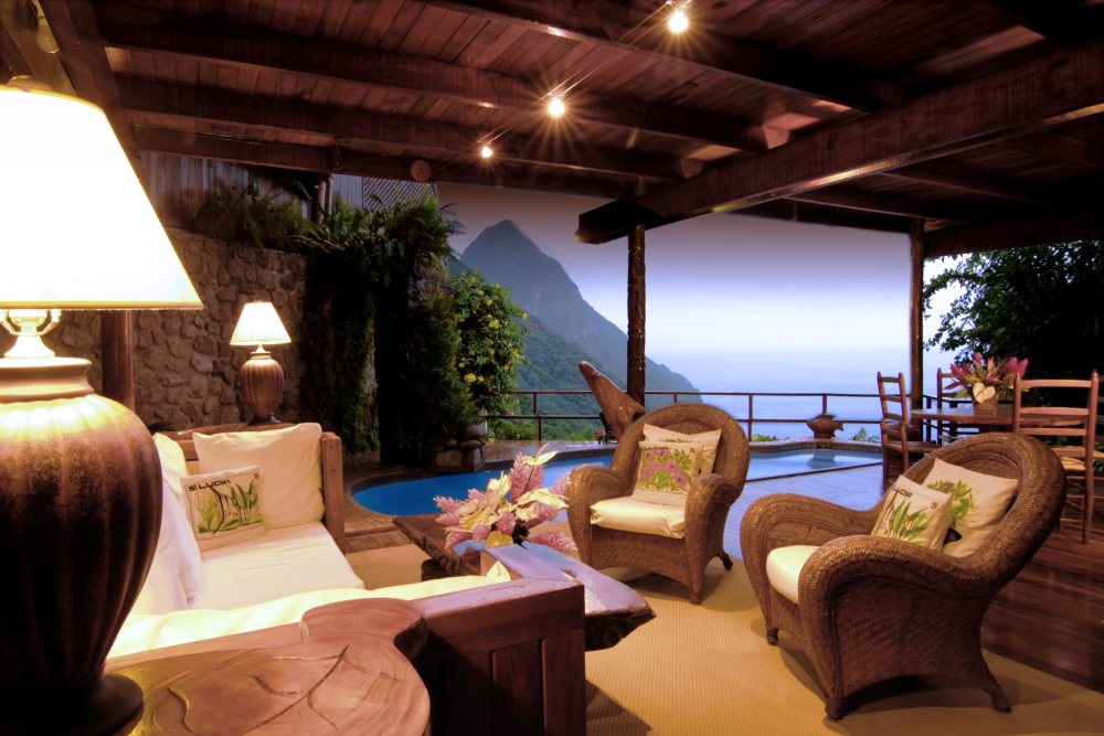 加勒比,圣卢西亚,苏弗里耶尔,Ladera酒店_Ladera_Resort_Two_Bedroom_Villa_01.jpg