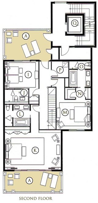 加勒比海,巴哈马海港岛The Landing酒店_img-floorplan_twonhouse-2nd.jpg