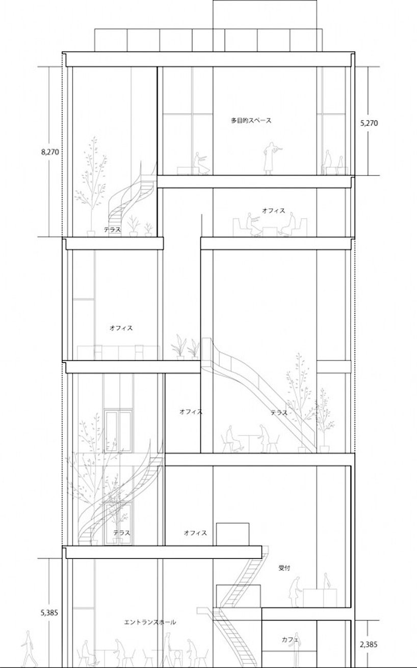 妹岛和世:芝浦住宅_section