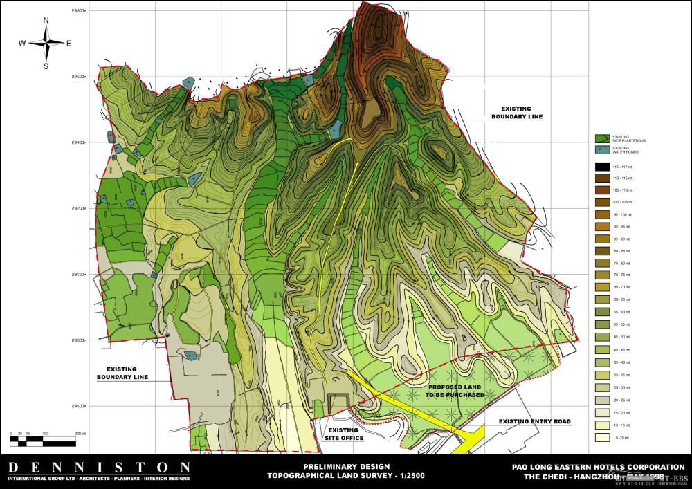 Denniston(丹尼斯顿)--杭州富春山居酒店建筑规划设计_07topographical land survey.jpg