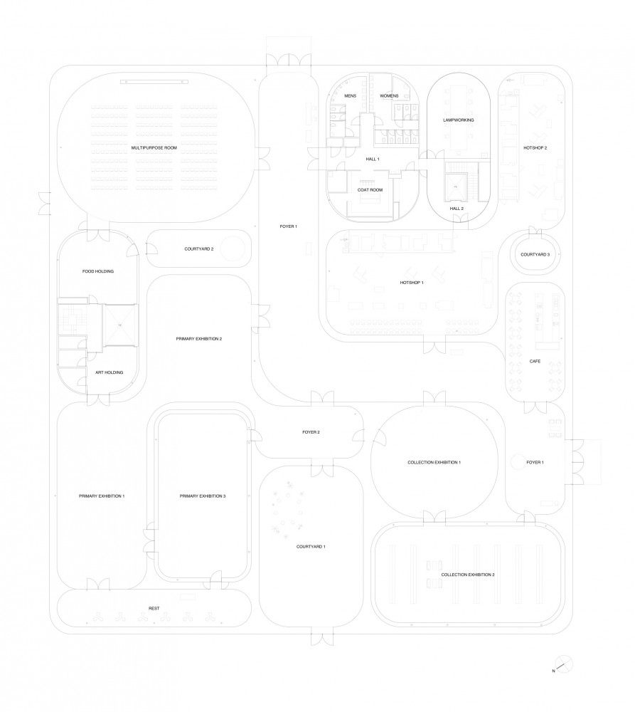 自己收藏的一些建筑大师的作品_美国俄亥俄州托莱多美术馆玻璃展厅——妹岛和世6.jpg