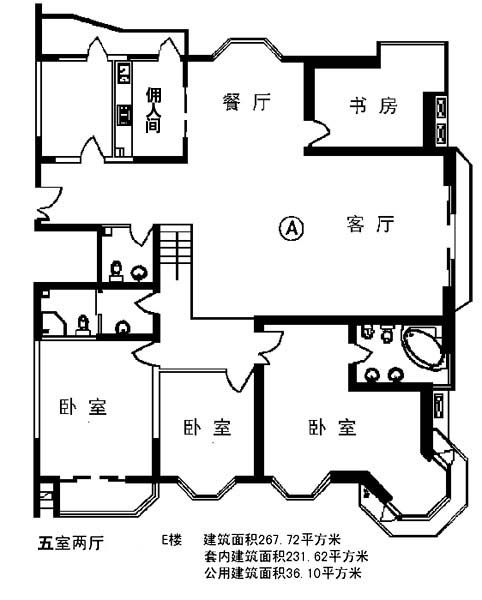 100个住宅经典户型平面图_5.jpg